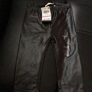 Pleather jeggings